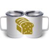 10 oz. White Stainless Steel Coffee Mug Thumbnail