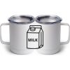 10 oz. White Stainless Steel Coffee Mug Thumbnail