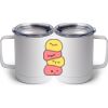 10 oz. White Stainless Steel Coffee Mug Thumbnail