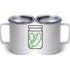 10 oz. White Stainless Steel Coffee Mug Thumbnail