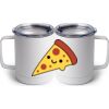 10 oz. White Stainless Steel Coffee Mug Thumbnail