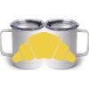 10 oz. White Stainless Steel Coffee Mug Thumbnail