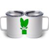 10 oz. White Stainless Steel Coffee Mug Thumbnail
