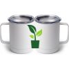 10 oz. White Stainless Steel Coffee Mug Thumbnail