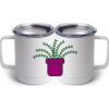 10 oz. White Stainless Steel Coffee Mug Thumbnail