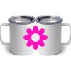 10 oz. White Stainless Steel Coffee Mug Thumbnail