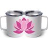 10 oz. White Stainless Steel Coffee Mug Thumbnail