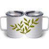 10 oz. White Stainless Steel Coffee Mug Thumbnail
