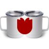 10 oz. White Stainless Steel Coffee Mug Thumbnail