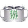 10 oz. White Stainless Steel Coffee Mug Thumbnail