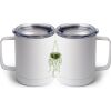 10 oz. White Stainless Steel Coffee Mug Thumbnail