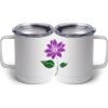 10 oz. White Stainless Steel Coffee Mug Thumbnail