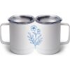 10 oz. White Stainless Steel Coffee Mug Thumbnail