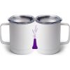 10 oz. White Stainless Steel Coffee Mug Thumbnail
