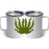 10 oz. White Stainless Steel Coffee Mug Thumbnail