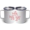 10 oz. White Stainless Steel Coffee Mug Thumbnail