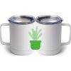 10 oz. White Stainless Steel Coffee Mug Thumbnail