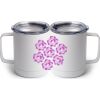 10 oz. White Stainless Steel Coffee Mug Thumbnail