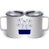 10 oz. White Stainless Steel Coffee Mug Thumbnail