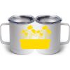 10 oz. White Stainless Steel Coffee Mug Thumbnail