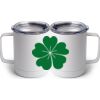 10 oz. White Stainless Steel Coffee Mug Thumbnail