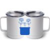 10 oz. White Stainless Steel Coffee Mug Thumbnail
