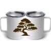 10 oz. White Stainless Steel Coffee Mug Thumbnail