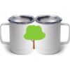 10 oz. White Stainless Steel Coffee Mug Thumbnail