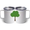 10 oz. White Stainless Steel Coffee Mug Thumbnail
