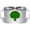 10 oz. White Stainless Steel Coffee Mug Thumbnail