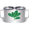 10 oz. White Stainless Steel Coffee Mug Thumbnail