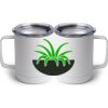 10 oz. White Stainless Steel Coffee Mug Thumbnail