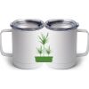 10 oz. White Stainless Steel Coffee Mug Thumbnail