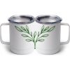 10 oz. White Stainless Steel Coffee Mug Thumbnail