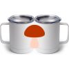 10 oz. White Stainless Steel Coffee Mug Thumbnail
