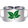 10 oz. White Stainless Steel Coffee Mug Thumbnail