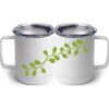 10 oz. White Stainless Steel Coffee Mug Thumbnail