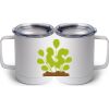 10 oz. White Stainless Steel Coffee Mug Thumbnail