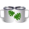 10 oz. White Stainless Steel Coffee Mug Thumbnail