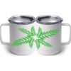 10 oz. White Stainless Steel Coffee Mug Thumbnail