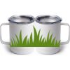 10 oz. White Stainless Steel Coffee Mug Thumbnail