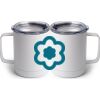 10 oz. White Stainless Steel Coffee Mug Thumbnail