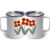 10 oz. White Stainless Steel Coffee Mug Thumbnail