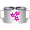 10 oz. White Stainless Steel Coffee Mug Thumbnail