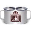 10 oz. White Stainless Steel Coffee Mug Thumbnail