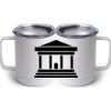 10 oz. White Stainless Steel Coffee Mug Thumbnail