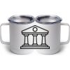 10 oz. White Stainless Steel Coffee Mug Thumbnail