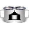 10 oz. White Stainless Steel Coffee Mug Thumbnail