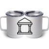 10 oz. White Stainless Steel Coffee Mug Thumbnail