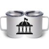 10 oz. White Stainless Steel Coffee Mug Thumbnail